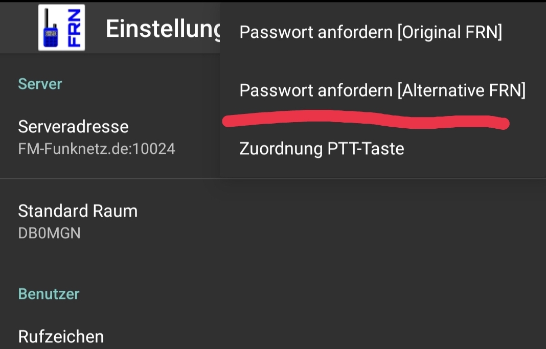 FRN-Passwort-anfordern